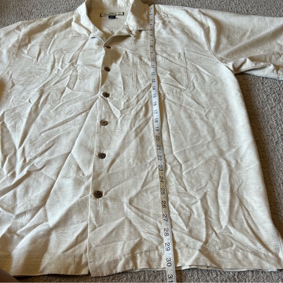 Tommy Bahama Shirt Men’s XL Hawaiian Button Up Silk Short Sleeve Aloha Classic - Picture 11 of 13